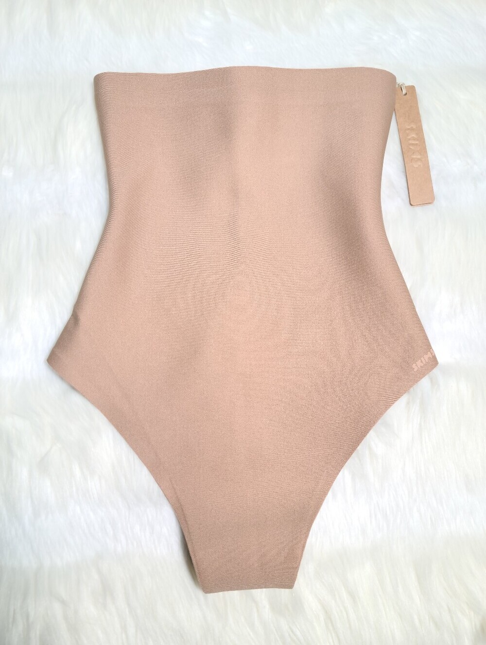SKIMS Body Core Sculpt High Waisted Thong Tan Sienna Women XL NEW